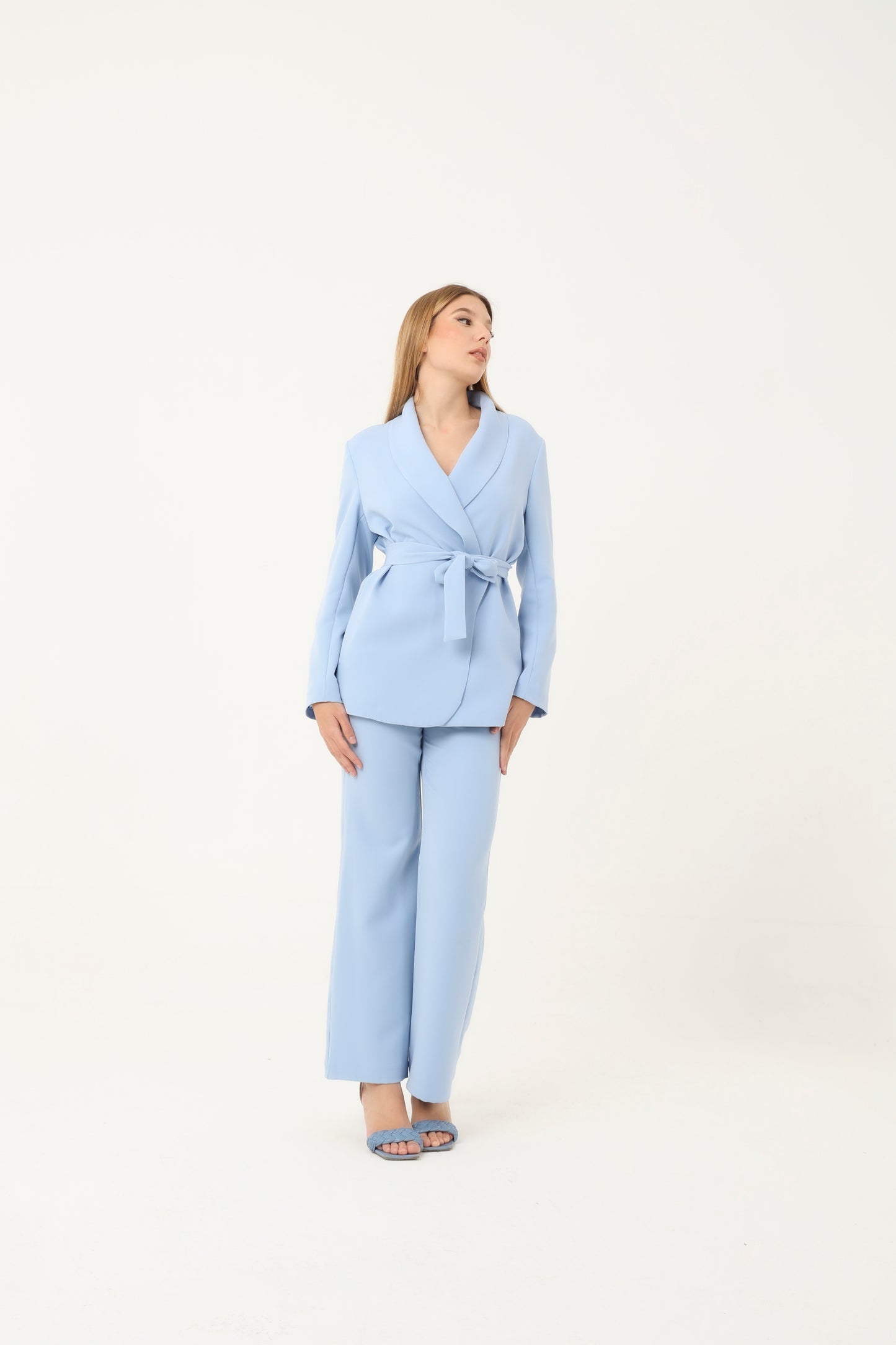 Tailleur Peonia Azzurro