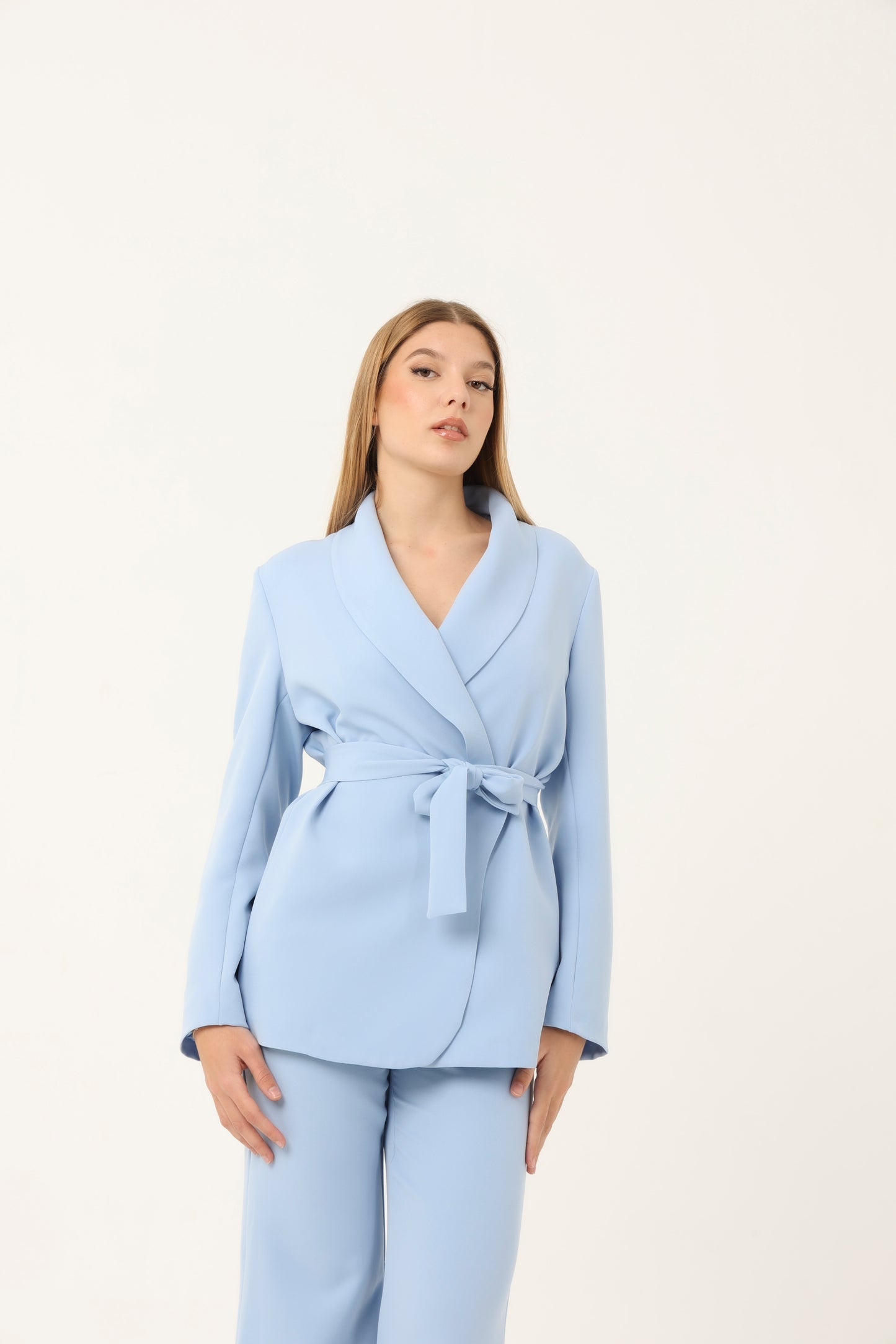 Tailleur Peonia Azzurro