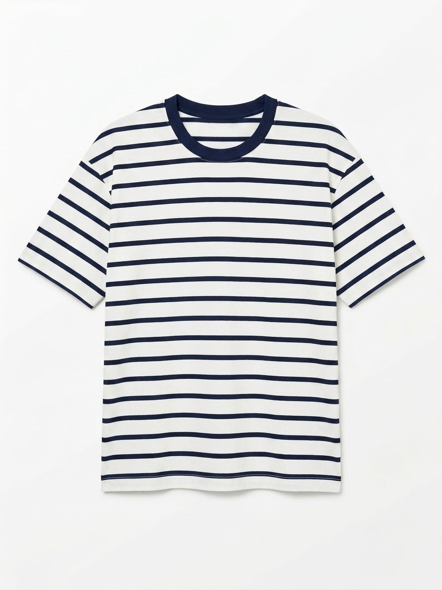 T-shirt Righe Blu