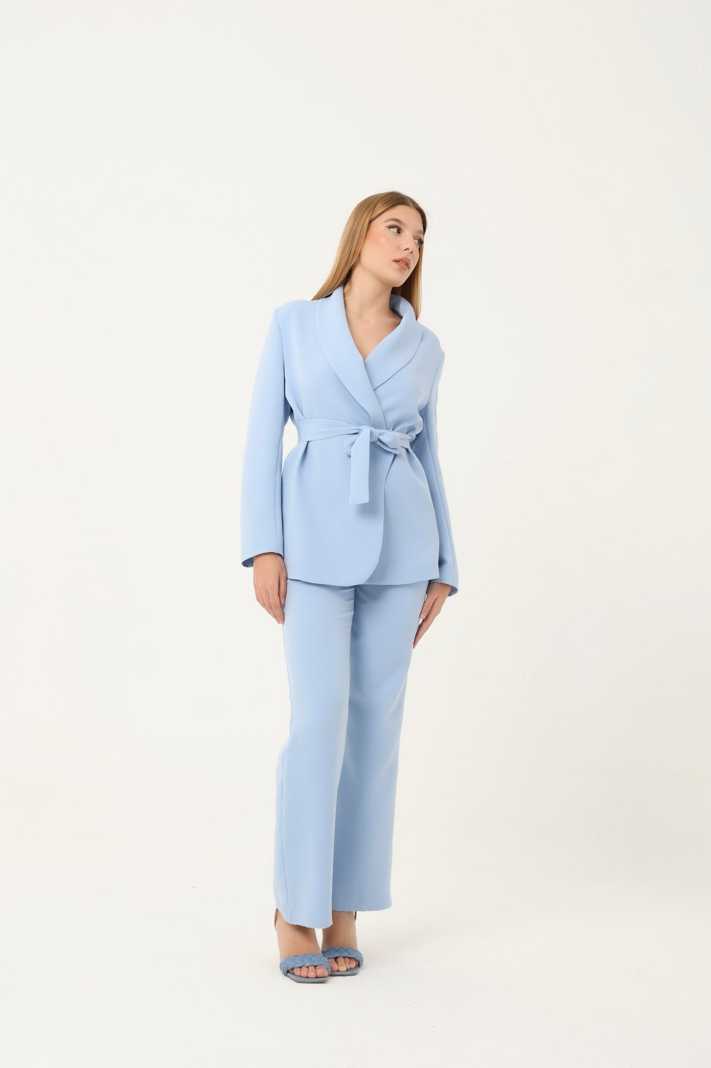 Tailleur Peonia Azzurro