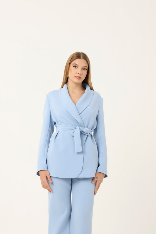 Tailleur Peonia Azzurro